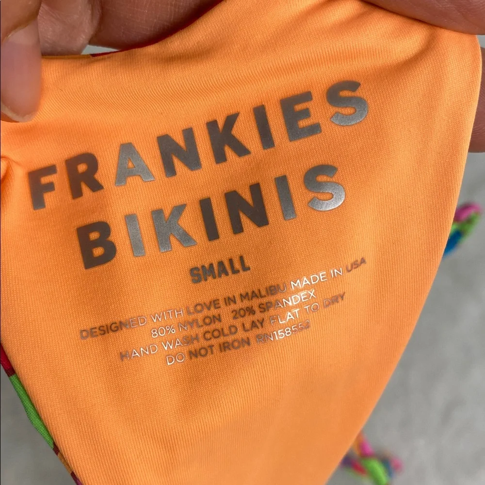 Frankie’s Bikini Divine Tie Side Kimpy Swimming Set Size S/M